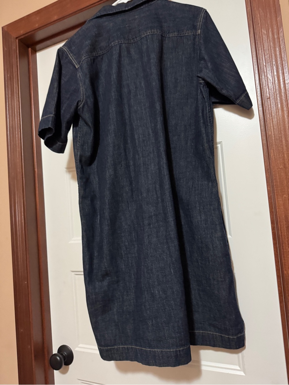 Ralph Lauren Dark Indigo Denim Midi Dress - Picture 8 of 9